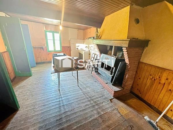 Maison de village avec un sous sol à rénovée