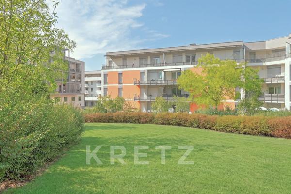 T5 en attique avec 45 m² de terrasses – Résidence de standing – Garage.