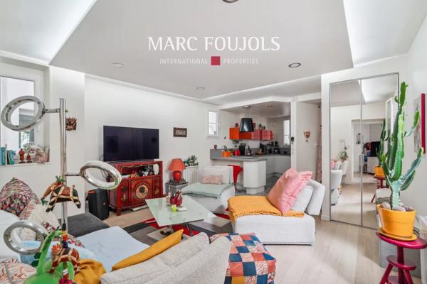 Paris XVI Porte de Saint Cloud : charmant 2 pièces de 55 m²
