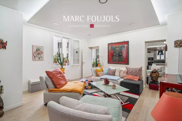 Paris XVI Porte de Saint Cloud : charmant 2 pièces de 55 m²