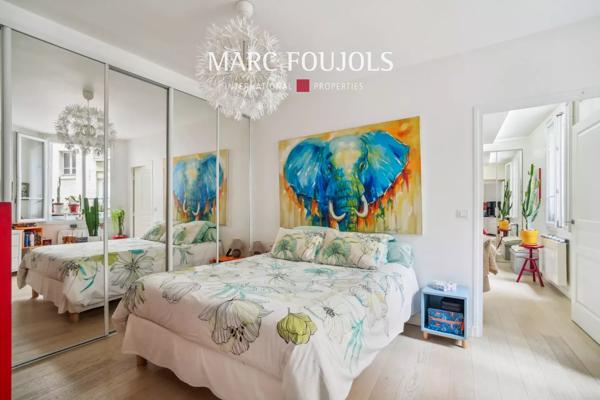Paris XVI Porte de Saint Cloud : charmant 2 pièces de 55 m²