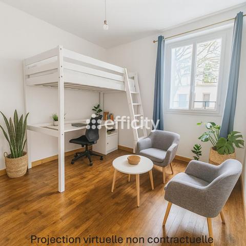 Appartement 2 pièces - 34 m² Exclusivité efficity