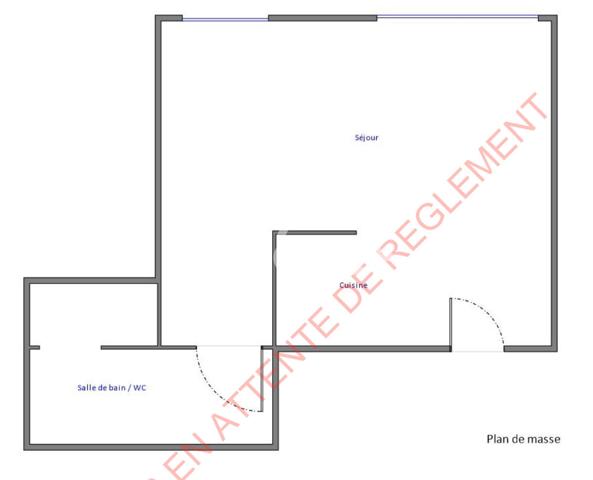 Appartement Paris PORTE MAILLOT 1 pièce(s) 27.02 m2