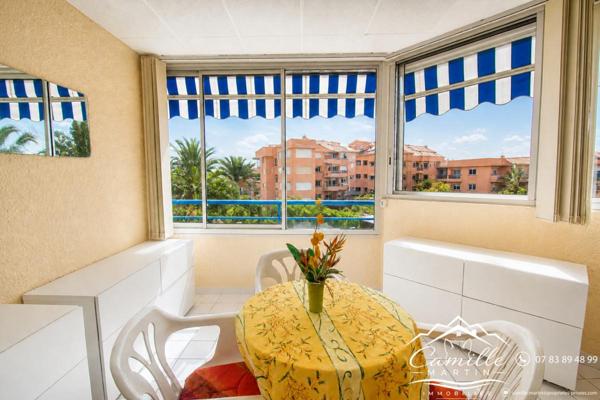 SAINT-RAPHAËL - BOULOURIS - APPARTEMENT 2/3 PIÈCES AVEC LOGGIA, PISCINE ET GARAGE DOUBLE - PLAGES ET PORT À PIED