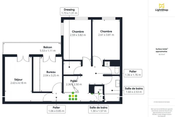 Appartement 5 pièces - 102 m²