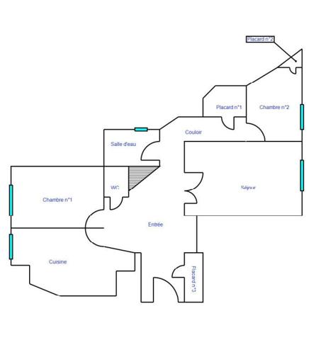 Appartement T3 - Vue dégagée