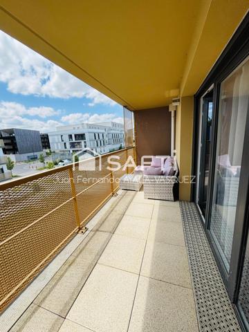 Vezin le Coquet: T3 lumineux-terrasse et balcon