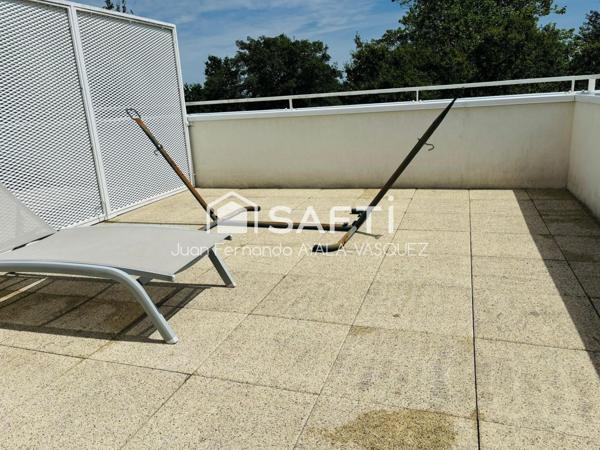 Vezin le Coquet: T3 lumineux-terrasse et balcon