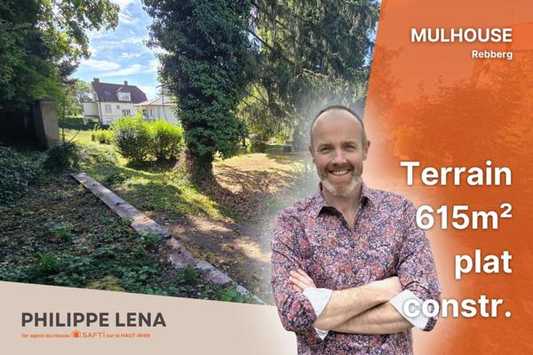 Beau terrain d'environ 6,15 ares constructibles