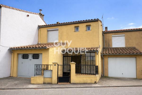 10 min CARCASSONNE - Maison 3 chambres, garage sur terrain 154 m²