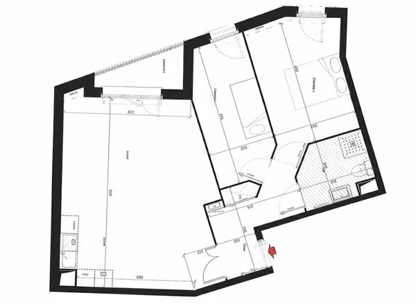 Appartement à vendre 3 pièces 66 m² Massy