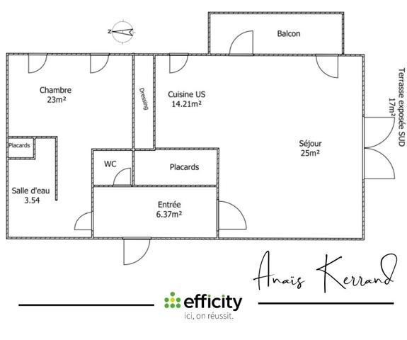 Appartement 2 pièces - 73 m²