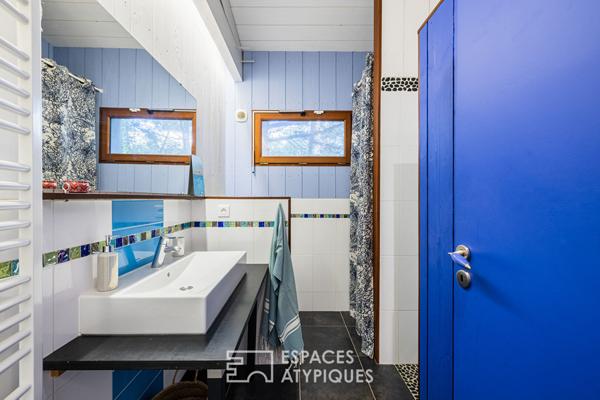Maison à ossature bois, douceur de vivre les pieds dans le sable