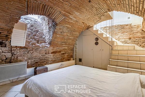 Appartement avec cave toulousaine aux Carmes