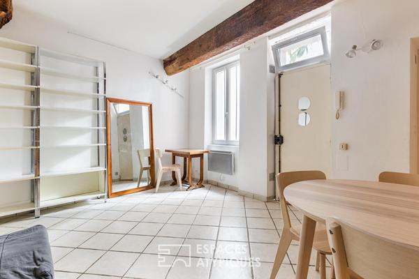 Appartement avec cave toulousaine aux Carmes