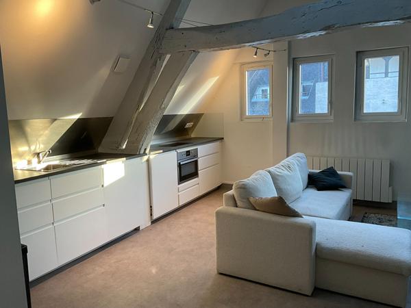 Beau T3 meublé en colombage Rouen centre