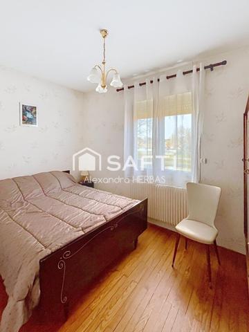 Maison 3 chambres sur terrain de 1400m²