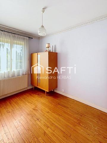 Maison 3 chambres sur terrain de 1400m²