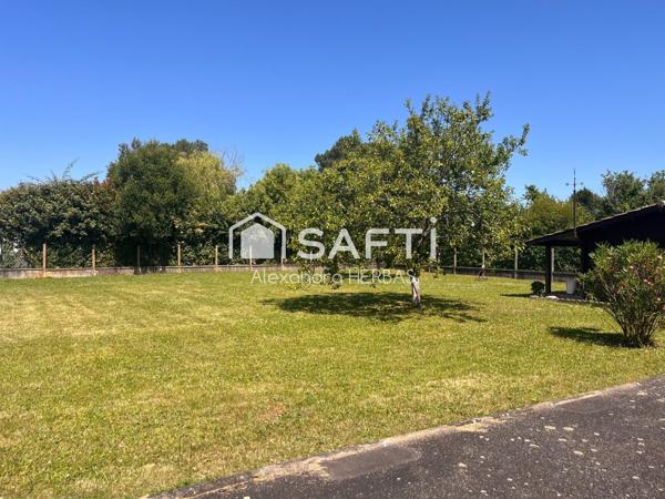 Maison 3 chambres sur terrain de 1400m²