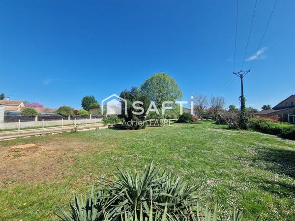 TERRAIN À BÂTIR 800 M² – CLÔTURÉ – VRD RÉALISÉES