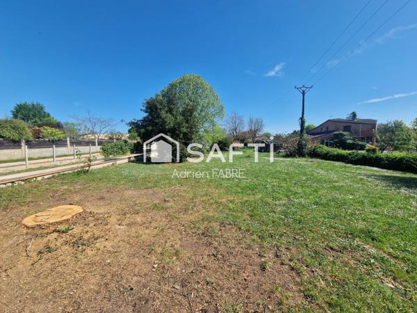 TERRAIN À BÂTIR 800 M² – CLÔTURÉ – VRD RÉALISÉES