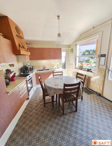 Maison 128 m²- 5 chambres- jardin- habitable de plain-pied.