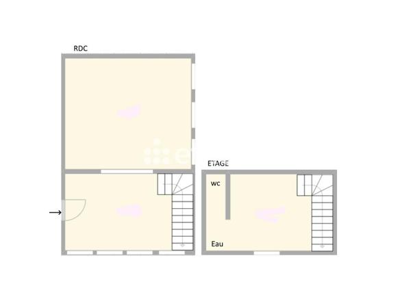 Bureau 2 pièces - 40 m² Exclusivité efficity