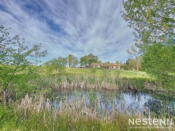 A Vendre Maison de plain-pied de 115 m² sur parcelle de plus d'un hectare à la campagne