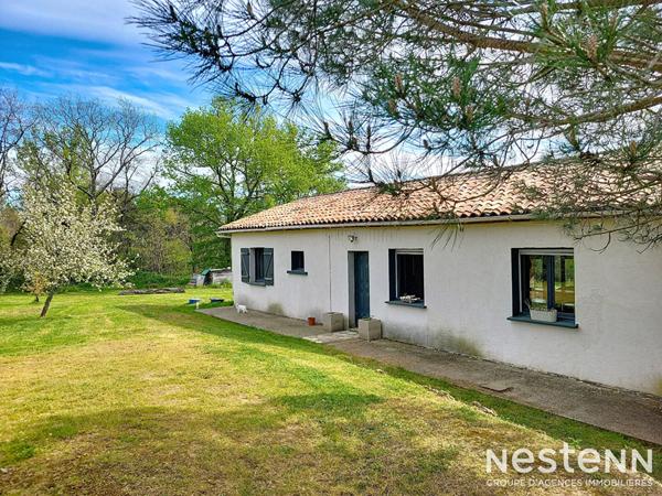 A Vendre Maison de plain-pied de 115 m² sur parcelle de plus d'un hectare à la campagne