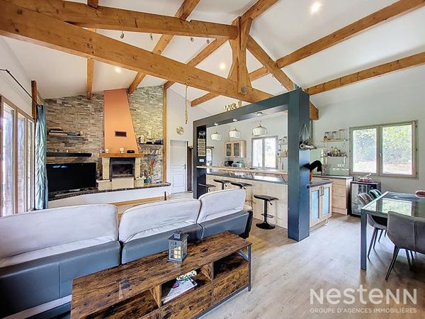 A Vendre Maison de plain-pied de 115 m² sur parcelle de plus d'un hectare à la campagne