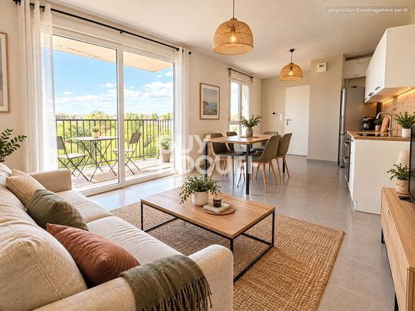 Appartement à vendre de 2 pièces de 42.39 m²