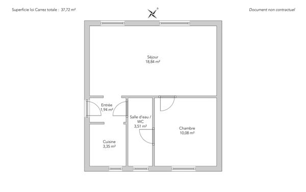 Appartement Paris 17 e - PEREIRE / PORTE CHAMPERET