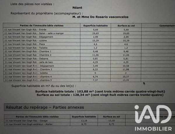 Maison à vendre 3 pièces 104 m² Beaumont-sur-Oise