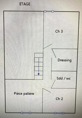 CEPOY PROCHE MONTARGIS - A VENDRE MAISON de 130 m2 - 6 PIECES - SOUS-SOL TOTAL - TERRAIN 1311 m2