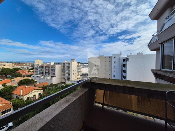 Appartement 2 pièces avec vue mer et montagne à Canet-en-Roussillon