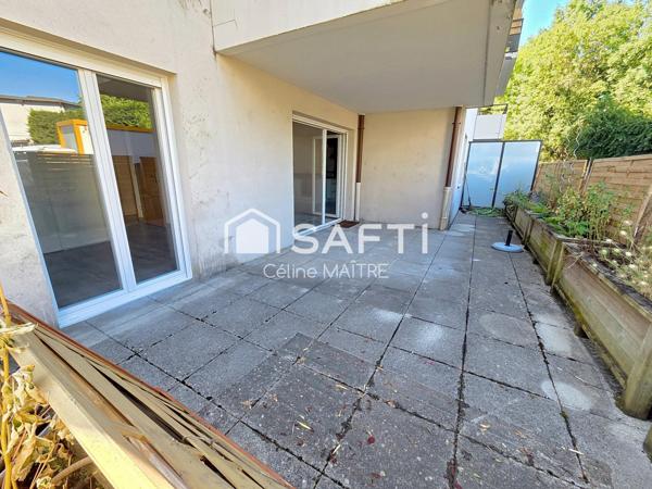 Grand T3 avec terrasse de plus de 30m² + cave