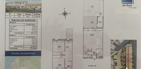 Maison 3 pièces de 77 m² à Dompierre-sur-Mer (17139)