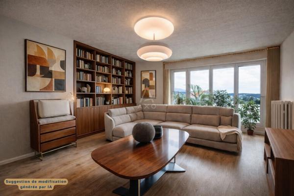 Appartement traversant  Dernier étage  Fort potentiel 