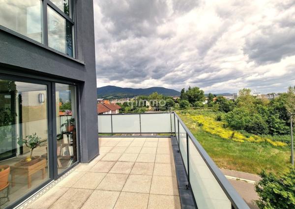 Rives de la Thur – Appartement récent avec terrasse et vue montagnes