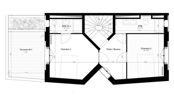 Vente Maison 5P avec jardin + terrasse - 2 PK neuf Versailles   