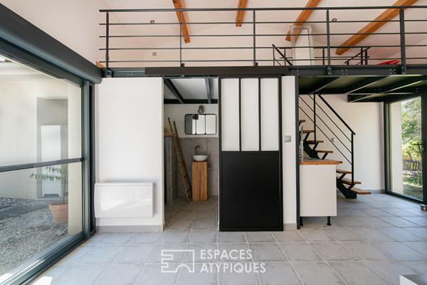 Maison contemporaine avec studio et vue exceptionnelle