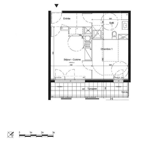 Appartement Nanterre 2 pièce(s) 38 m2 Nanterre entre la Boule et la Défense €239 900 ** - Référence 15124