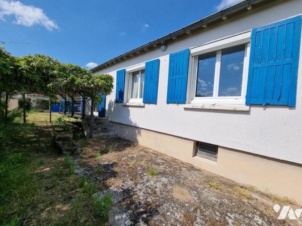 45110 CHATEAUNEUF SUR LOIRE Maison 3 pièces 65m² sur sous-sol