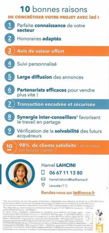 Appartement 3 pièces de 48 m² à Leucate (11370)