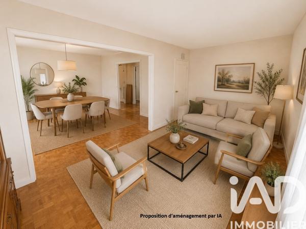 Appartement à vendre 3 pièces 76,86 m² Lagny-sur-Marne