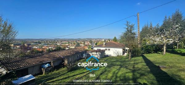 Maison en pierre semi-enterrée à vendre 5 pièces PUJOLS (47)