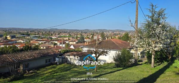 Maison en pierre semi-enterrée à vendre 5 pièces PUJOLS (47)