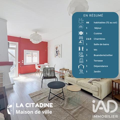 Maison à vendre 3 pièces 66 m² Rouen