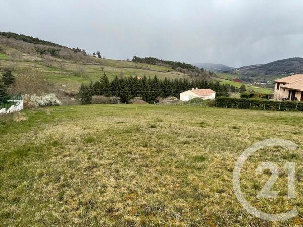 Terrain à vendre  852 m2 BOULIEU LES ANNONAY - 07