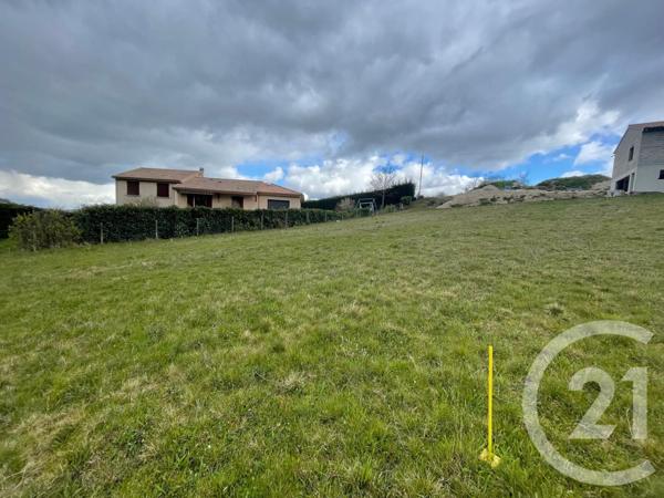 Terrain à vendre  852 m2 BOULIEU LES ANNONAY - 07